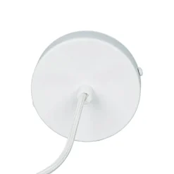 Runde Hängeleuchte Weiß Gold Ferra