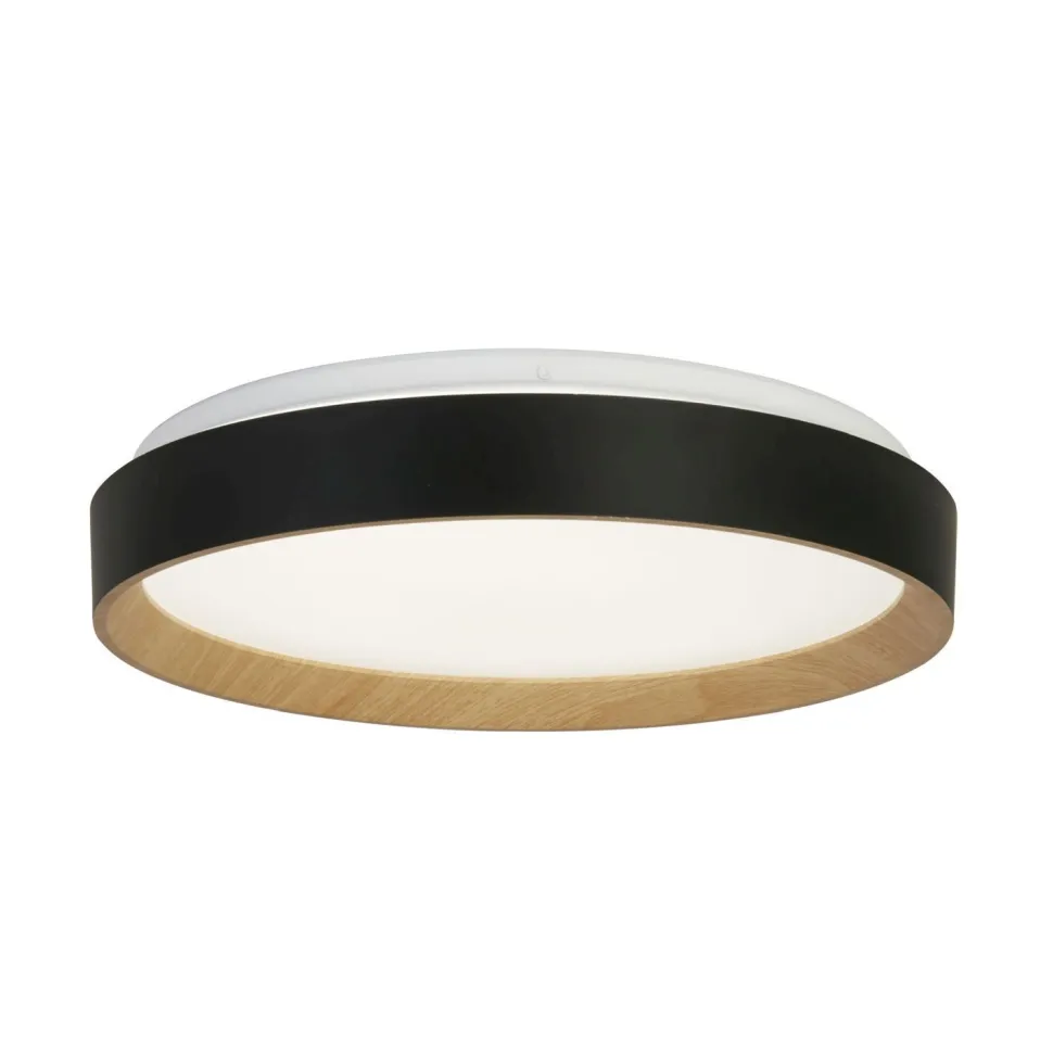 Runde LED Deckenlampe Metall mit Fernbedienung dimmbar