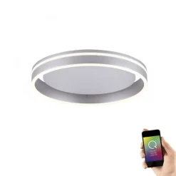 Runde LED Deckenleuchte in Stahl Ø40 cm 27 W dimmbar
