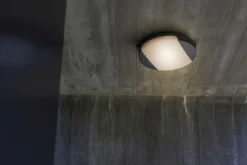 Runde LED Wandleuchte Anthrazit IP54 3000/4000 K Ø26 cm