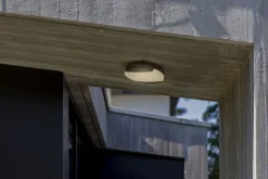 Runde LED Wandleuchte Anthrazit IP54 3000/4000 K Ø26 cm