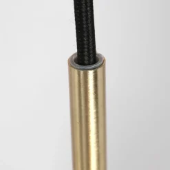 Runde Pendelleuchte Glas in Bernstein Ø60 cm E27 Modern