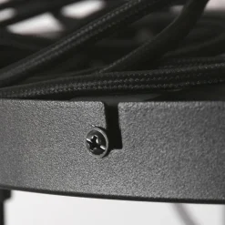 Runde Pendelleuchte Glas in Bernstein Ø60 cm E27 Modern