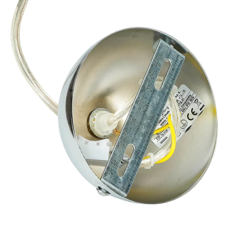 Runde Pendelleuchte Kugel Schirm Glas E27 BILBAO