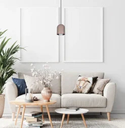 Runde Pendelleuchte Metall Schwarz Pink E27 Ø11 cm Loft