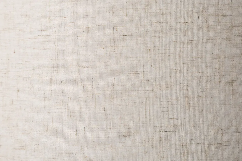 Runde Pendelleuchte Stoff E27 Ø55 cm Modern in Natur