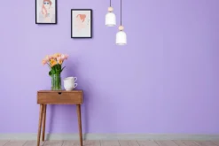 Runde Pendelleuchte Weiß Metall Holz 2-flmg E27 Ø21 cm