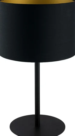 Runde Tischleuchte ALICE Schwarz H:40,5cm Lampe