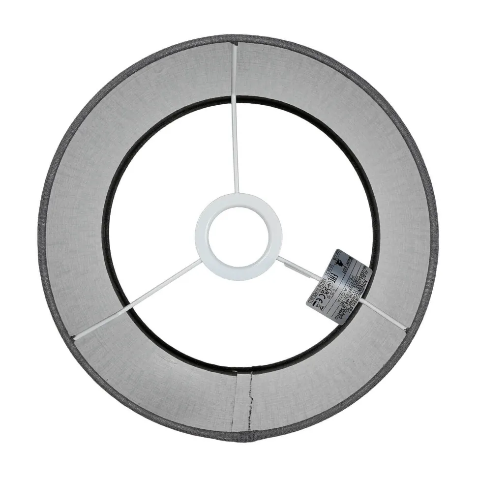 Runder Stoffschirm für Stehlampen Zylinder Ø25,5cm