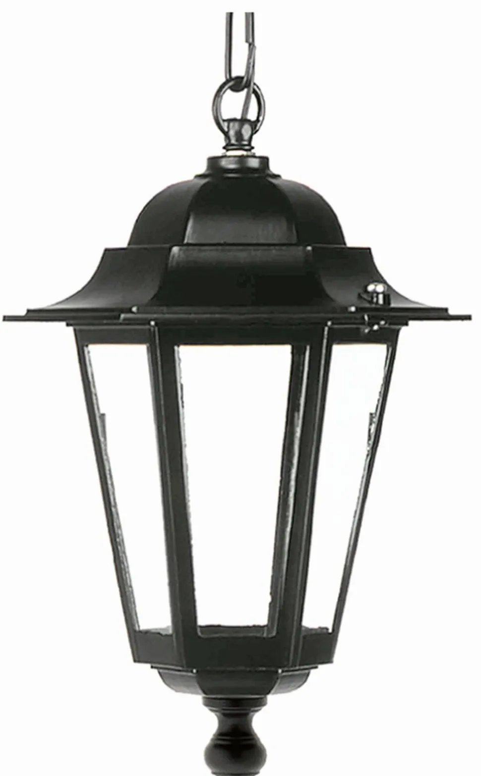 Rustikale Außenlampe HYSAIA Schwarz IP44 E27 elegant