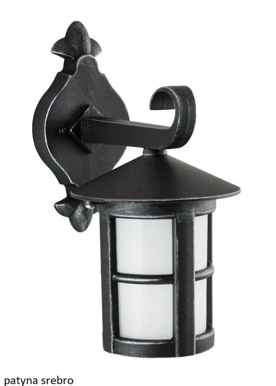 Rustikale Außenlampe KINGFISHER IP43 Schwarz E27