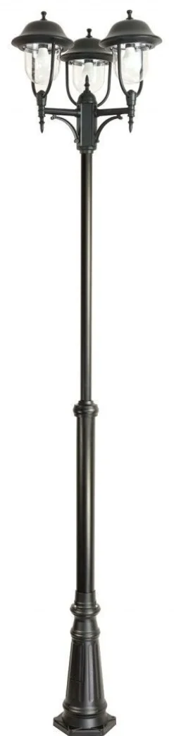 Rustikale Außenlampe Schwarz 195-295 cm IP43 E27
