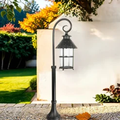 Rustikale Außenlampe TOURNAI 86cm regenfest