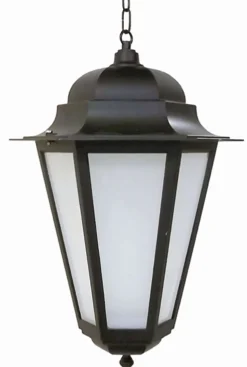 Rustikale Außenleuchte DASSAVA Schwarz IP43 E27 elegant