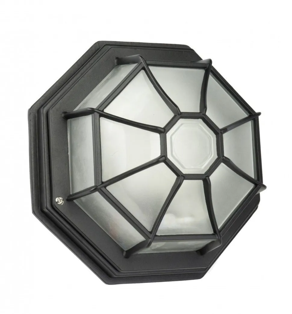 Rustikale Deckenlampe außen IP43 Aluminium Glas