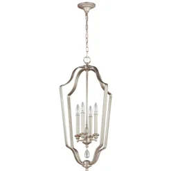 Rustikale Hängelampe CANDELA 5 4xE14 Wohnzimmer