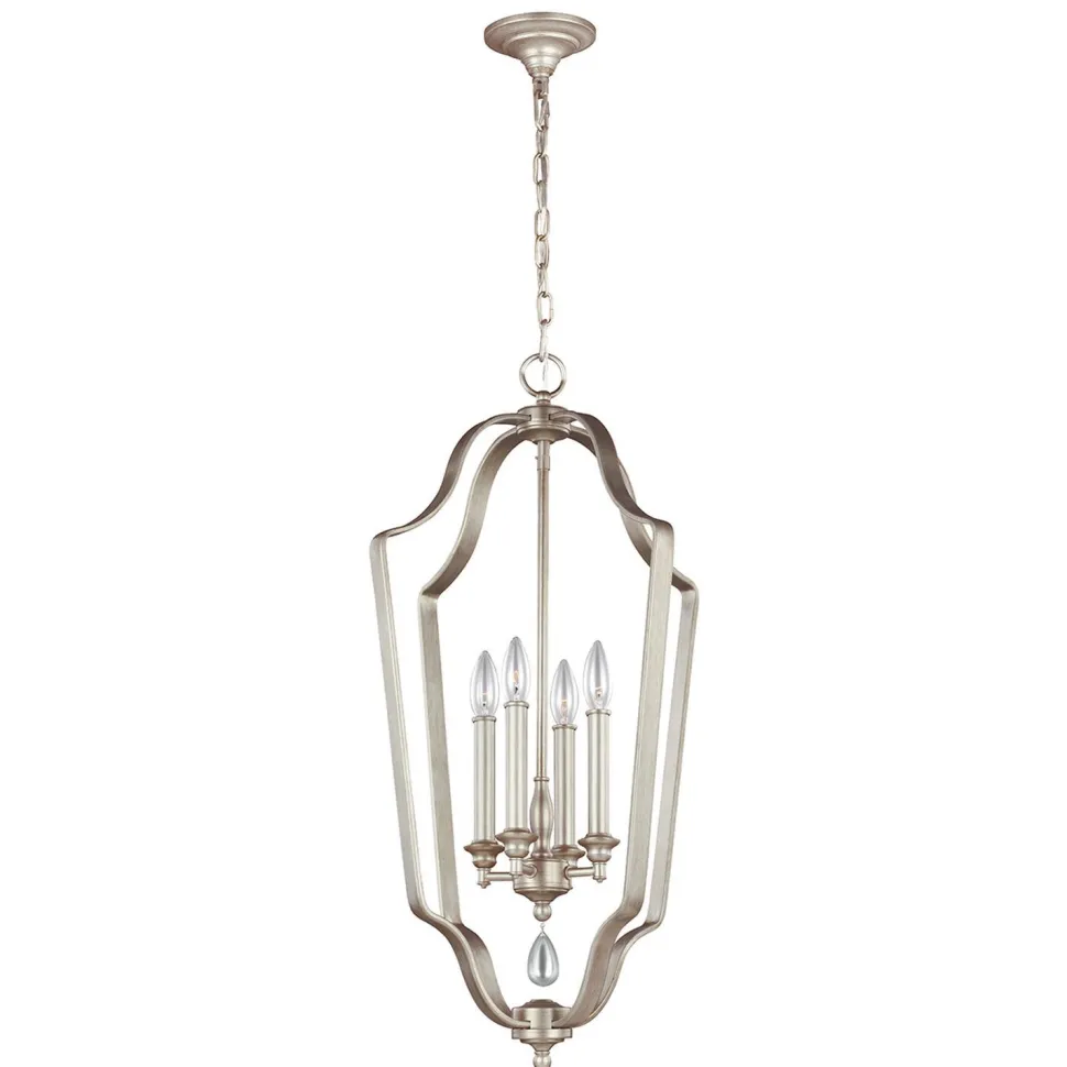 Rustikale Hängelampe CANDELA 5 4xE14 Wohnzimmer