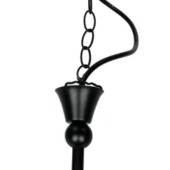 Rustikale Hängelampe verstellbar Schwarz DOROTHEA