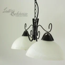 Rustikale Hängeleuchte Country 2-flmg