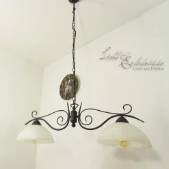 Rustikale Hängeleuchte Country 2-flmg