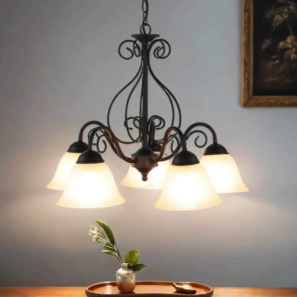 Rustikale Hängeleuchte E14 ATHEN