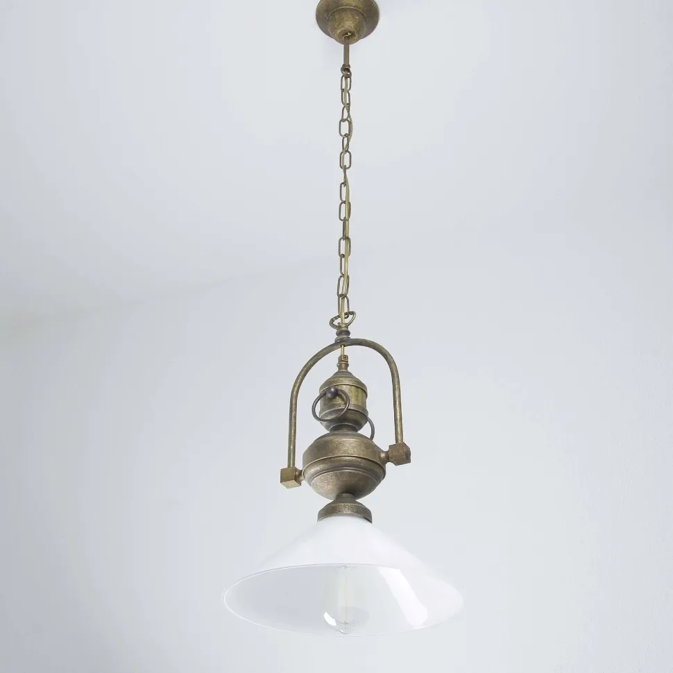 Rustikale Hängeleuchte Pendellampe E27 Fiordo