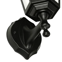 Rustikale Laternen Außenwandleuchte PARIS Schwarz