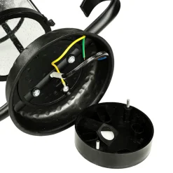 Rustikale Sockelleuchte außen 54cm regenfest E27