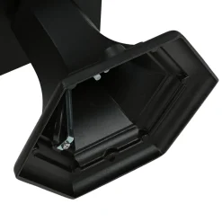 Rustikale Sockelleuchte BAARLE Schwarz H:45cm E27