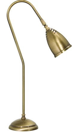 Rustikale Tischleuchte Tischlampe Bronze Hell