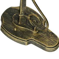 Rustikale Wand Außenleuchte BREST Gold Antik 54cm