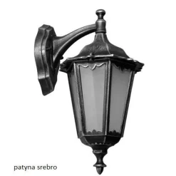 Rustikale Wandlampe außen IP43 Aluminium Glas