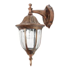 Rustikale Wandleuchte Außen Kupfer Antik MILANO