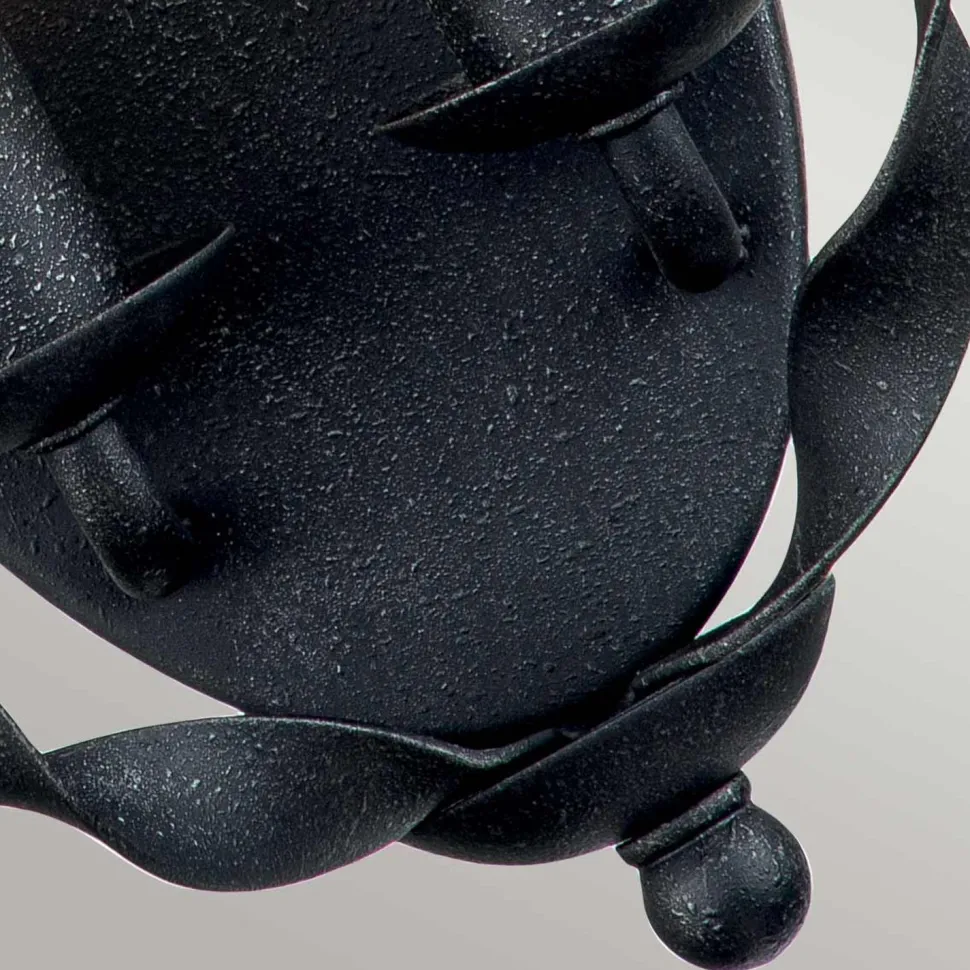 Rustikale Wandleuchte Metall 41,8 cm Shabby Grau 2x E14