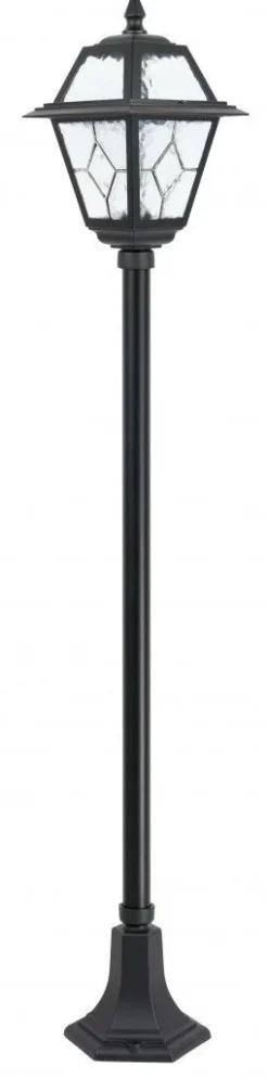 Rustikale Wegeleuchte 160cm IP43 Aluminium Glas