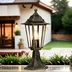 Rustikale Wegeleuchte Garten Laterne E27 PARIS