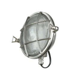 Schiffsleuchte Außen Messing Riffelglas IP64 Haus