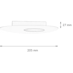Schlichte Deckenlampe Metall Modern GX53 dekorativ