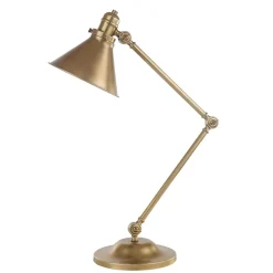Schreibtischlampe ISMENE Messing H:66cm Leuchte