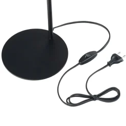 Schreibtischlampe Metall 40 cm klein Schwarz verstellbar