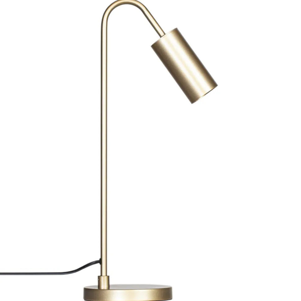 Schreibtischlampe Metall GU10 51 cm hoch in Gold matt
