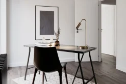 Schreibtischlampe Metall GU10 51 cm hoch in Gold matt