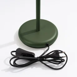 Schreibtischlampe Modern 43 cm hoch Grün GU10 schwenkbar BERTA