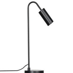 Schreibtischlampe Schwarz 51 cm hoch Metall GU10