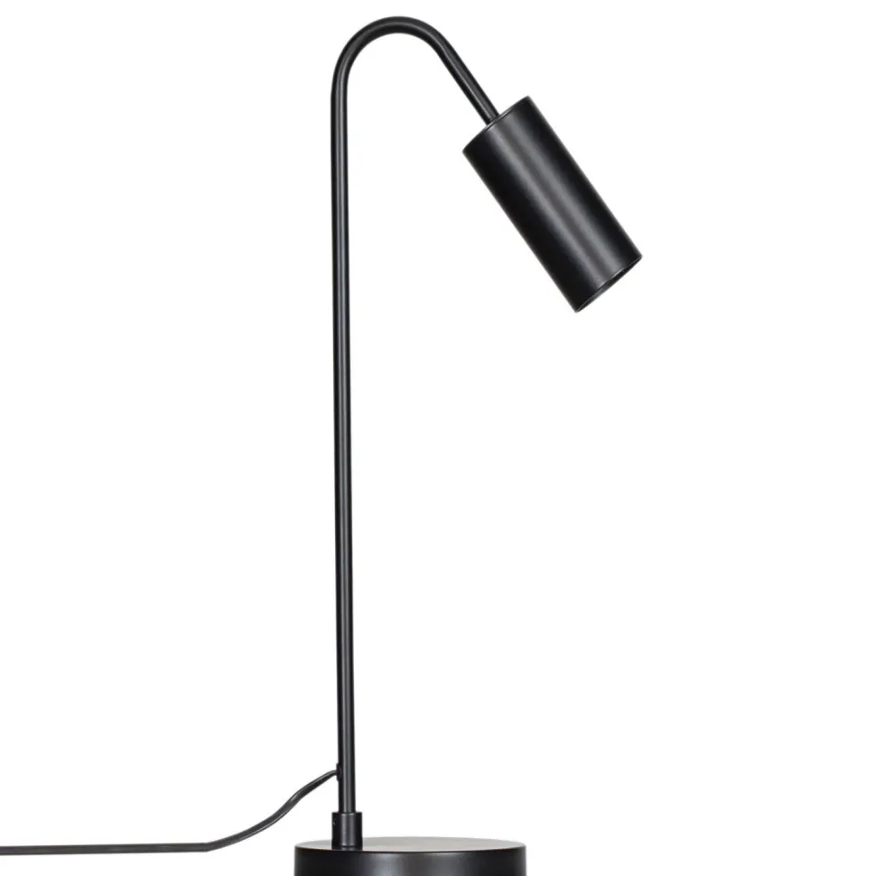 Schreibtischlampe Schwarz 51 cm hoch Metall GU10
