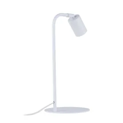 Schreibtischlampe Weiß verstellbar Modern Metall 40 cm