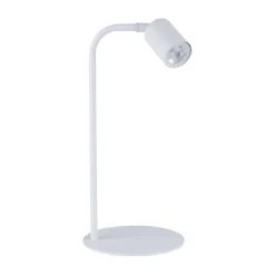 Schreibtischlampe Weiß verstellbar Modern Metall 40 cm
