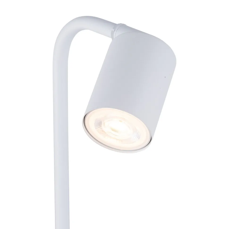 Schreibtischlampe Weiß verstellbar Modern Metall 40 cm