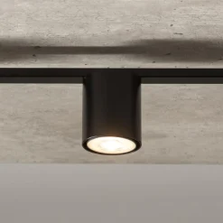 Schwarze Deckenlampe GU10 L:110 cm Mehrflammig Zeitlos