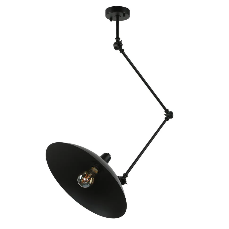 Schwarze Deckenlampe Wohnzimmer Leuchte Decke